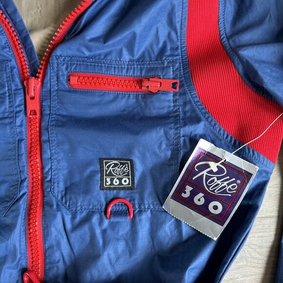 VTG Roffe 360 One Piece Spring Snow Ski Powder Shell Suit Womens M Blue Snowsuit - Picture 3 of 15